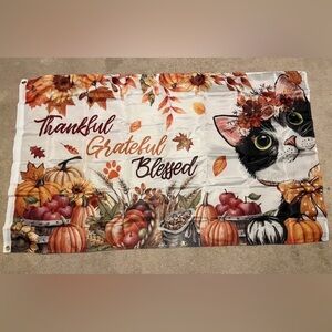 Halloween, Thanksgiving and Christmas - Cat Garden Flags
